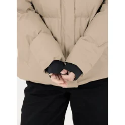 Audrey PU Puffer Vinterjakke Dame