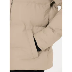 Audrey PU Puffer Vinterjakke Dame