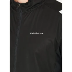 Endurance Diker 4-Way Stretch Løbejakke Herre, sort