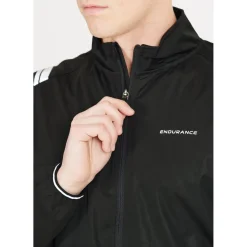 Endurance Diker 4-Way Stretch Løbejakke Herre, sort