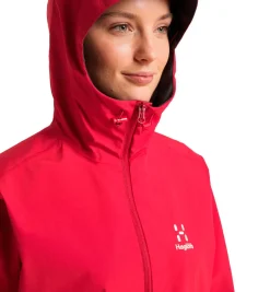 Haglófs Betula GTX Regnjakke Dame, scarlet red