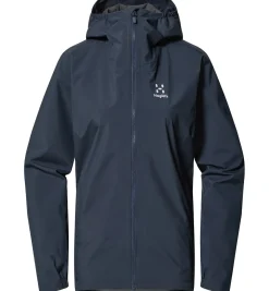 Haglöfs Korp Proof Regnjakke Dame, tarn blue