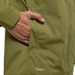 Haglöfs Korp Proof Regnjakke Herre, olive green