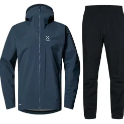 Haglöfs Korp Proof Regnsæt Herre, tarn blue