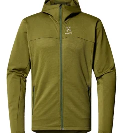 Haglöfs Lark Hood Midlayer Trøje Herre, oliven