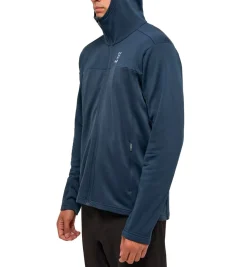Haglöfs Lark Hood Midlayer Trøje Herre, blå