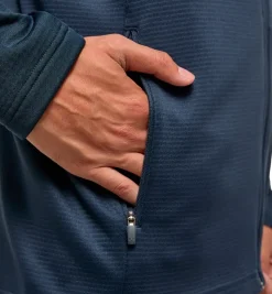 Haglöfs Lark Hood Midlayer Trøje Herre, blå