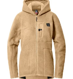 Haglöfs Malung Pile Hood Fleecetrøje Dame, sand