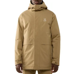 Haglöfs Salix Proof Mimic II Parka Vinterjakke Herre, oak brown