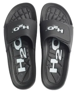 H2O Badesandaler Justerbar BØRN sort