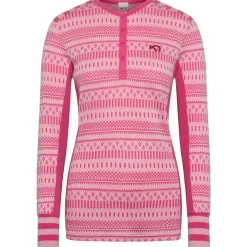 Kari Traa Åkle Merinould Skiundertrøje Dame, berry