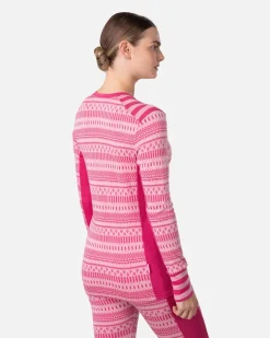 Kari Traa Åkle Merinould Skiundertrøje Dame, berry