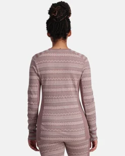 Kari Traa Åkle Merinould Skiundertrøje Dame, taupe