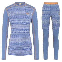 Kari Traa Mina Merinould Skiundertøjssæt Dame, sea