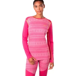 Kari Traa Mina Merinould Skiundertøjssæt Dame, Berry