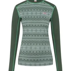 Kari Traa Mina Merinould Skiundertøjssæt Dame, thyme