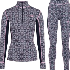 Kari Traa Rose H/Z Merinould Skiundertøjssæt Dame, roy