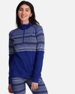 Kari Traa Silja Half-Zip Dame, azure