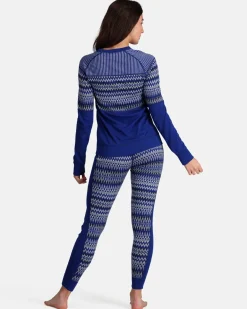 Kari Traa Silja Merino Skiundertrøje Dame, azure