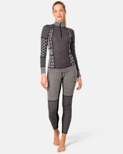 Kari Traa Smekker Half-Zip Skiundertrøje Dame, black