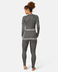 Kari Traa Smekker H/Z Merinould Skiundertøjssæt Dame, black