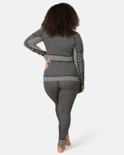 Kari Traa Smekker H/Z Merinould Skiundertøjssæt Dame, black