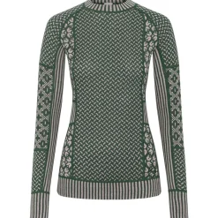 Kari Traa Smekker Merinould Skiundertrøje Dame, thyme