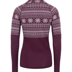 Kari Traa Vilma Merinould Skiundertøjssæt Dame, wine