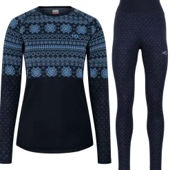 Kari Traa Vilma Merinould Skiundertøjssæt Dame, sea