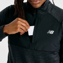 New Balance Athletics Heat Grid Half-Zip Midlayer Herre