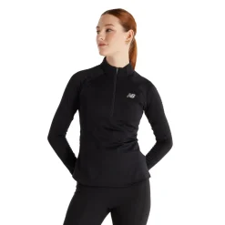 New Balance Athletics Heat Grid Half-Zip Midlayer Dame