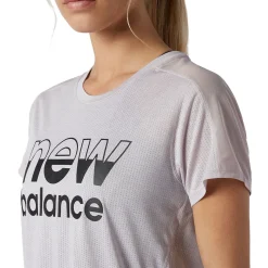 New Balance Printed Impact Run T-shirt Dame