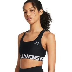 Under Armour HeatGear® Mid Branded Sports BH Dame