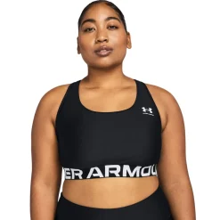 Under Armour HeatGear® Mid Branded Sports BH Dame