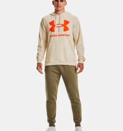 Under Armour Rival Fleece Big Logo Hoodie Herre