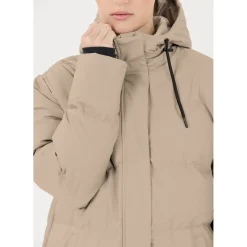 Weather Report Audrey PU Puffer Parka Vinterjakke Dame