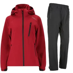 Weather Report Camelia W-Pro 15000 Regnsæt Dame, biking red