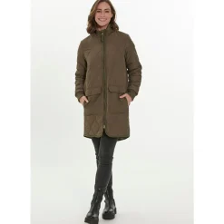 Weather Report Eilish Long Quilted Termojakke Dame