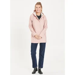 Weather Report Petra PU Regnfrakke Dame, pink