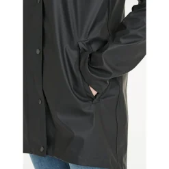 Weather Report Petra PU Regnfrakke Dame, sort