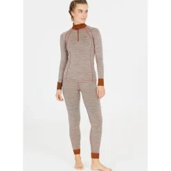 Whistler Camea Merino Uld Skiunderbukser Dame, light grey