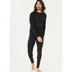 Whistler Cerro Merinould Skiundertøjssæt Herre, black