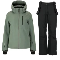 Whistler Drizzle W-Pro 10.000 Skisæt Dame, balsam green