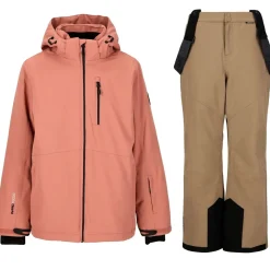 Whistler Drizzle W-Pro 10.000 Skisæt Børn/Junior, burlwood