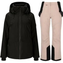 Whistler Kingland W-Pro 10.000 Skisæt Dame, black / simply taupe