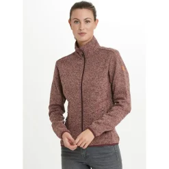 Whistler Samani Fleecetrøje Dame, Light Mahogany