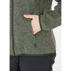 Whistler Samani Fleecetrøje Dame, grøn