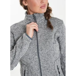 Whistler Samani Fleecetrøje Dame, lysegrå