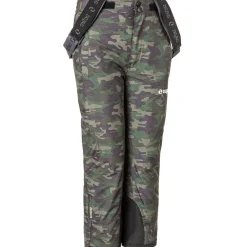 Zigzag Alpi Printed Skibukser Børn, army