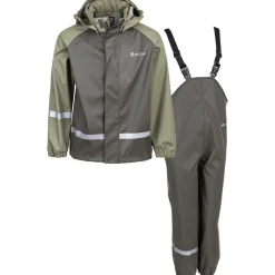 Zigzag Gilbo Regnsæt Børn, grøn